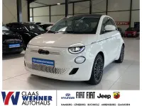 Gebraucht Fiat 500e La Prima 86 kW (118 PS) 2023 Arktis weiß) (weiss Cabrio