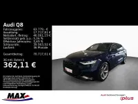 Gebraucht Audi Q8 S-Line 286 PS (210 kW) 2023 Navarrablau metallic SUV