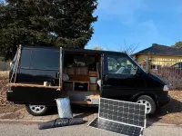 Używany VW Transporter 2000 Czarny Van