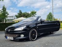 gebraucht Peugeot 206 CC Cabrio, TÜV 03/25, schwarz