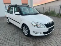 Gebraucht Skoda Roomster Style 86 PS (63 kW) 2012 Weiß Van / Kleinbus