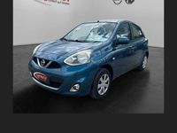 Gebraucht Nissan Micra Acenta 80 PS (58 kW) 2014 M) (blau Kleinwagen