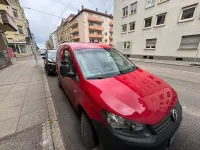 Gebraucht VW Caddy 86 PS (63 kW) 2014 Rot Van / Kleinbus