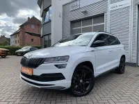 Gebraucht Skoda Karoq SportLine 150 PS (110 kW) 2019 Moonweiss metallic (metallic) SUV