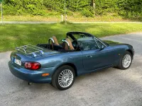 Usata Mazda MX5 Impuls 110 CV (80 kW) 2004 Blu Cabrio