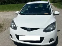 Gebraucht Mazda 2 Inclusive 75 PS (55 kW) 2008 Weiß Kleinwagen