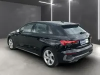 Używany Audi A3 S-Line 150 KM (110 kW) 2022 Czarny Sedan/Limuzyna