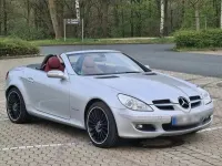 Gebraucht Mercedes SLK200 163 PS (119 kW) 2006 Silber Cabrio