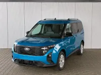 Neu Ford Tourneo Courier Titanium 125 PS (91 kW) 2026 Blau (aqua blue) Van / Kleinbus
