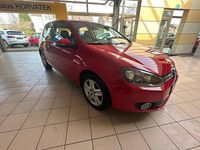 Gebraucht VW Golf VI 80 PS (58 kW) 2009 Rot Kleinwagen