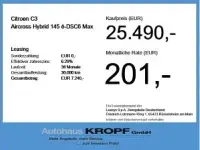 Neu Citroën C3 Aircross 145 PS (106 kW) 2025 Blau (montecarloblau) SUV