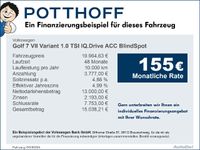 gebraucht VW Golf VII 7 Variant 1.0 TSI IQ.Drive ACC Klima