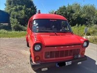 Second-hand Ford Transit 65 CP (47 kW) 1977 Roșu Monovolum