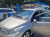 Gebraucht Mercedes B200 136 PS (100 kW) 2008 Silber Van / Kleinbus