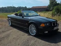 Gebraucht BMW 320 Cabriolet 150 PS (110 kW) 1997 Schwarz Cabrio