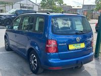 Gebraucht VW Touran Conceptline 140 PS (102 kW) 2007 Biscay blue Van / Kleinbus