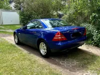 Second-hand Mercedes SLK200 136 CP (100 kW) 1999 Albastru Cabrio