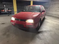 Gebraucht VW Golf III Family 75 PS (55 kW) 1997 Rot Limousine