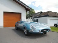 Gebraucht Jaguar E-Type 224 PS (164 kW) 1964 Blau Cabrio