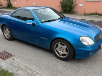 Gebraucht Mercedes SLK200 163 PS (119 kW) 2002 Blau Cabrio