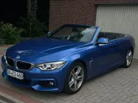 Gebraucht BMW 420 Cabriolet M Sport 183 PS (134 kW) 2015 Blau Cabrio