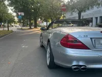 Gebraucht Mercedes SL500 AMG 306 PS (225 kW) 2002 Silber Cabrio