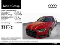 Gebraucht Audi A4 Ambiente 231 PS (169 kW) 2020 Rot Limousine
