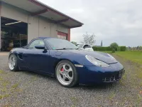 Brugt Porsche Boxster S 252 HK (185 kW) 2002 Blå Cabriolet