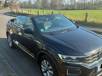 Gebraucht VW T-Roc Cabriolet Style 110 PS (80 kW) 2021 Schwarz Cabrio
