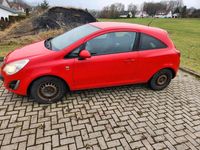 Gebraucht Opel Corsa Edition 69 PS (50 kW) 2011 Rot Kleinwagen