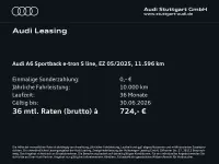 Gebraucht Audi e-tron 314 kW (428 PS) 2025 Mythosschwarz metallic SUV