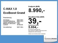 Gebraucht Ford C-MAX Titanium 125 PS (91 kW) 2015 Pantherschwarz metallic Van / Kleinbus