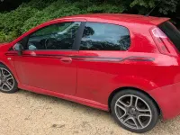 Gebraucht Fiat Punto 120 PS (88 kW) 2008 Rot Kleinwagen