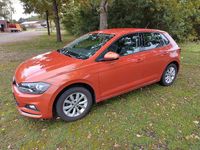 Gebraucht VW Polo Highline 95 PS (69 kW) 2019 Orange Kleinwagen