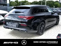 Gebraucht Mercedes CLA200 AMG 150 PS (110 kW) 2023 Unilack nachtschwarz Coupé