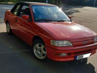 Gebraucht Ford Escort Cabriolet 131 PS (96 kW) 1992 Rot Cabrio