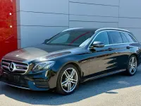 Gebraucht Mercedes E220 AMG 194 PS (142 kW) 2017 Obsidianschwarz  metalliclack Kombi