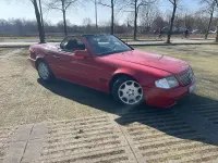 Gebraucht Mercedes SL500 326 PS (239 kW) 1991 Rot Cabrio