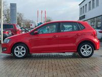Gebraucht VW Polo Match 90 PS (66 kW) 2013 Rot Kleinwagen