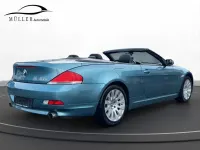 Gebraucht BMW 645 Cabriolet Sport Line 333 PS (244 kW) 2004 Blau Cabrio