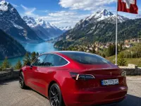 Gebraucht Tesla Model 3 224 kW (305 PS) 2018 Rot Limousine