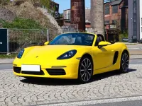 Gebraucht Porsche Boxster 299 PS (219 kW) 2019 Gelb Cabrio