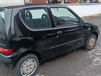 Gebraucht Fiat Seicento 54 PS (39 kW) 2001 Schwarz Kleinwagen