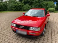 Gebraucht Audi Coupé 136 PS (100 kW) 1989 Rot Coupé