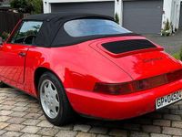 Second-hand Porsche 964 340 CP (250 kW) 1991 Roșu Cabrio
