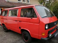 Używany VW Golf 83 KM (61 kW) 1985 Czerwony Minivan
