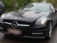 Gebraucht Mercedes SLK200 AMG line 184 PS (135 kW) 2014 Schwarz Cabrio