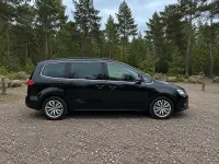 Gebraucht VW Sharan Comfortline 184 PS (135 kW) 2016 Schwarz Van / Kleinbus