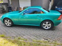 Gebraucht Mercedes SLK200 163 PS (119 kW) 2001 Grün Cabrio