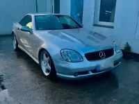 Gebraucht Mercedes SLK230 AMG 240 PS (176 kW) 1997 Silber Cabrio